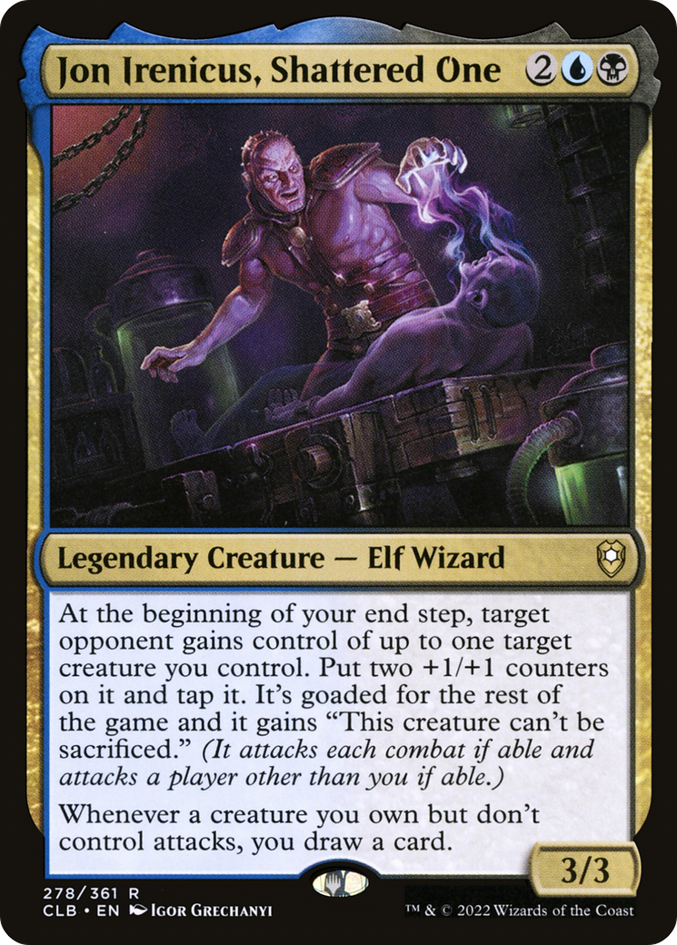 Jon Irenicus, Shattered One (CLB-278) - Commander Legends: Battle for Baldur's Gate - Premium MTG Single from Wizards of the Coast - Just $0.08! Shop now at Game Crave Tournament Store