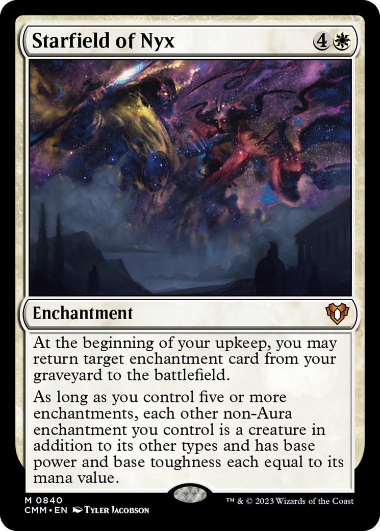 Starfield of Nyx (CMM-840) - Commander Masters - Premium MTG Single from Wizards of the Coast - Just $3.23! Shop now at Game Crave Tournament Store