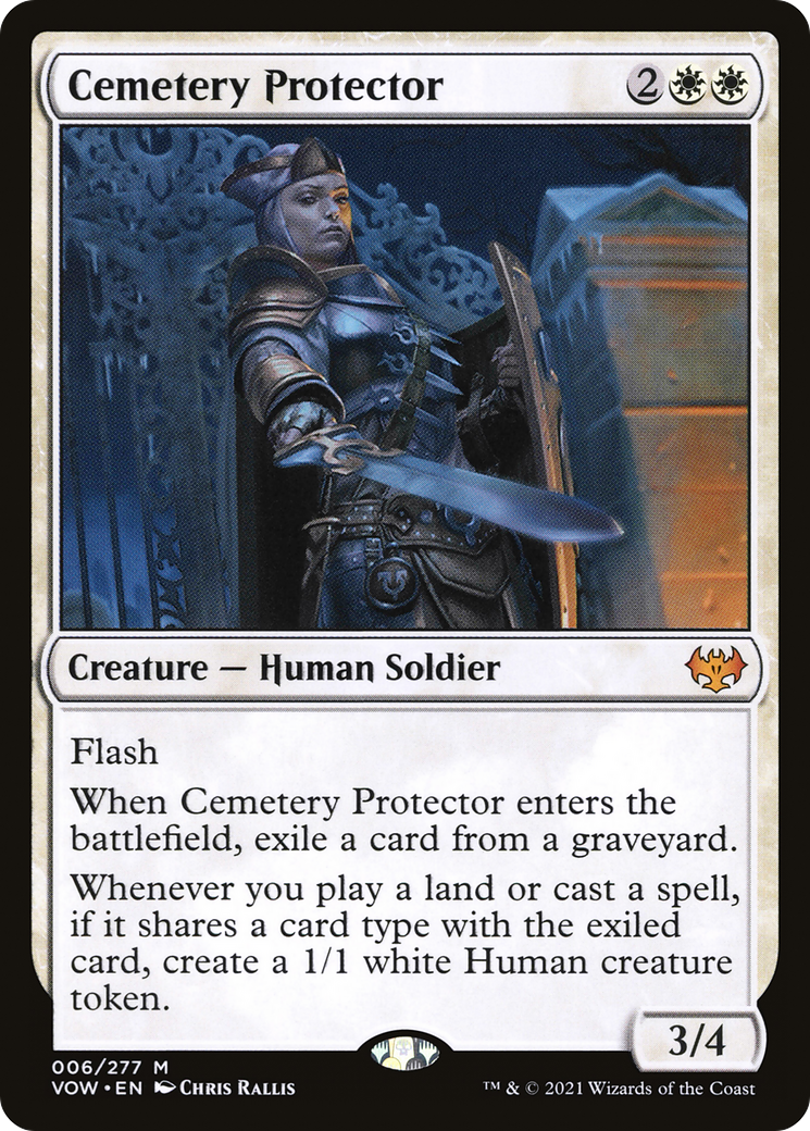 Cemetery Protector (VOW-006) - Innistrad: Crimson Vow Foil - Premium MTG Single from Wizards of the Coast - Just $0.29! Shop now at Game Crave Tournament Store