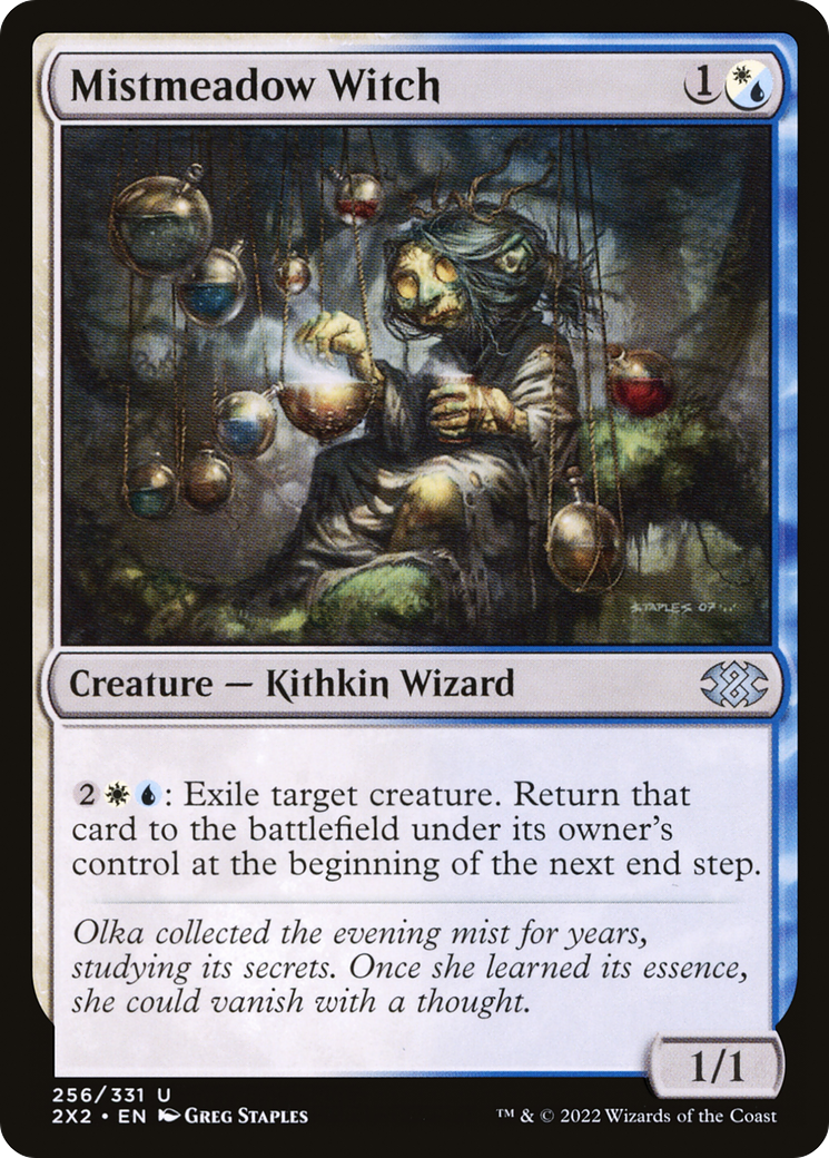Mistmeadow Witch (2X2-256) - Double Masters 2022 Foil - Premium MTG Single from Wizards of the Coast - Just $0.08! Shop now at Game Crave Tournament Store