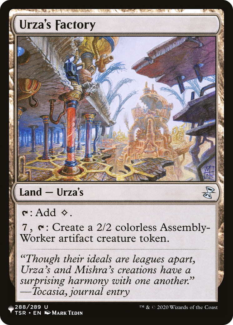 Urza's Factory (PLIST-963) - The List - Premium MTG Single from Wizards of the Coast - Just $0.27! Shop now at Game Crave Tournament Store