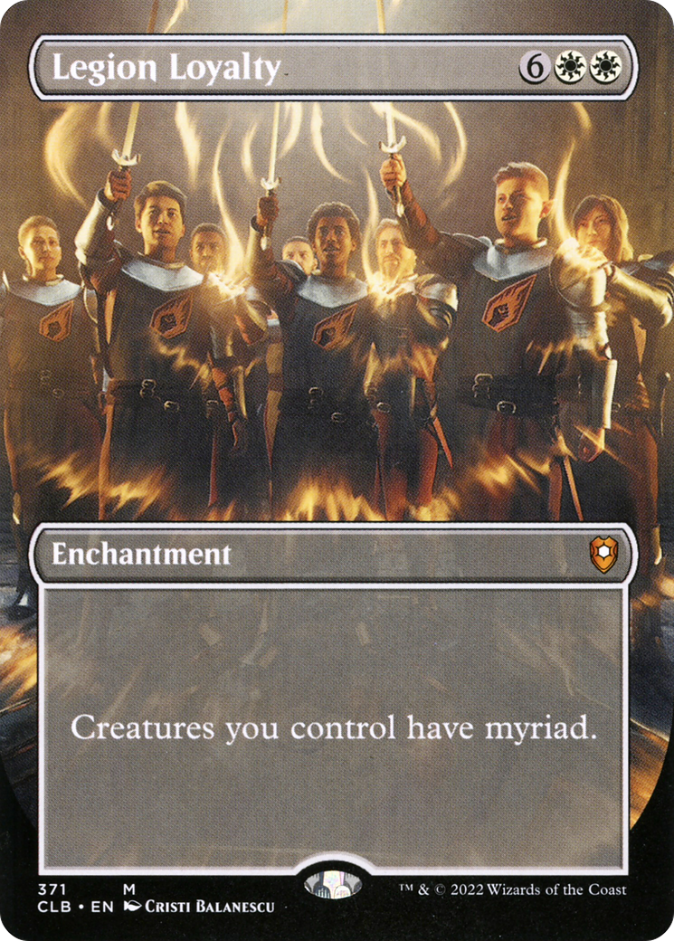 Legion Loyalty (CLB-371) - Commander Legends: Battle for Baldur's Gate (Borderless) - Premium MTG Single from Wizards of the Coast - Just $0.24! Shop now at Game Crave Tournament Store