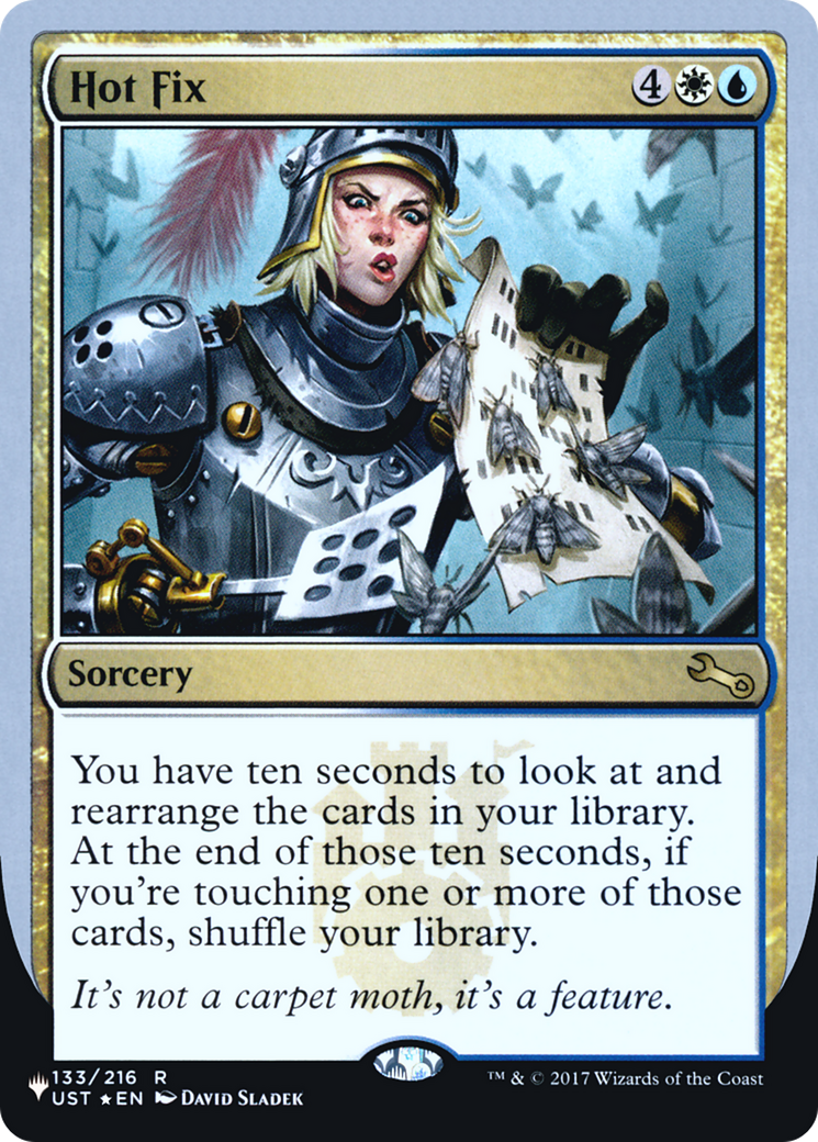Hot Fix (UPLIST-049) - The List (Unfinity Foil Edition) Foil - Premium MTG Single from Wizards of the Coast - Just $0.25! Shop now at Game Crave Tournament Store