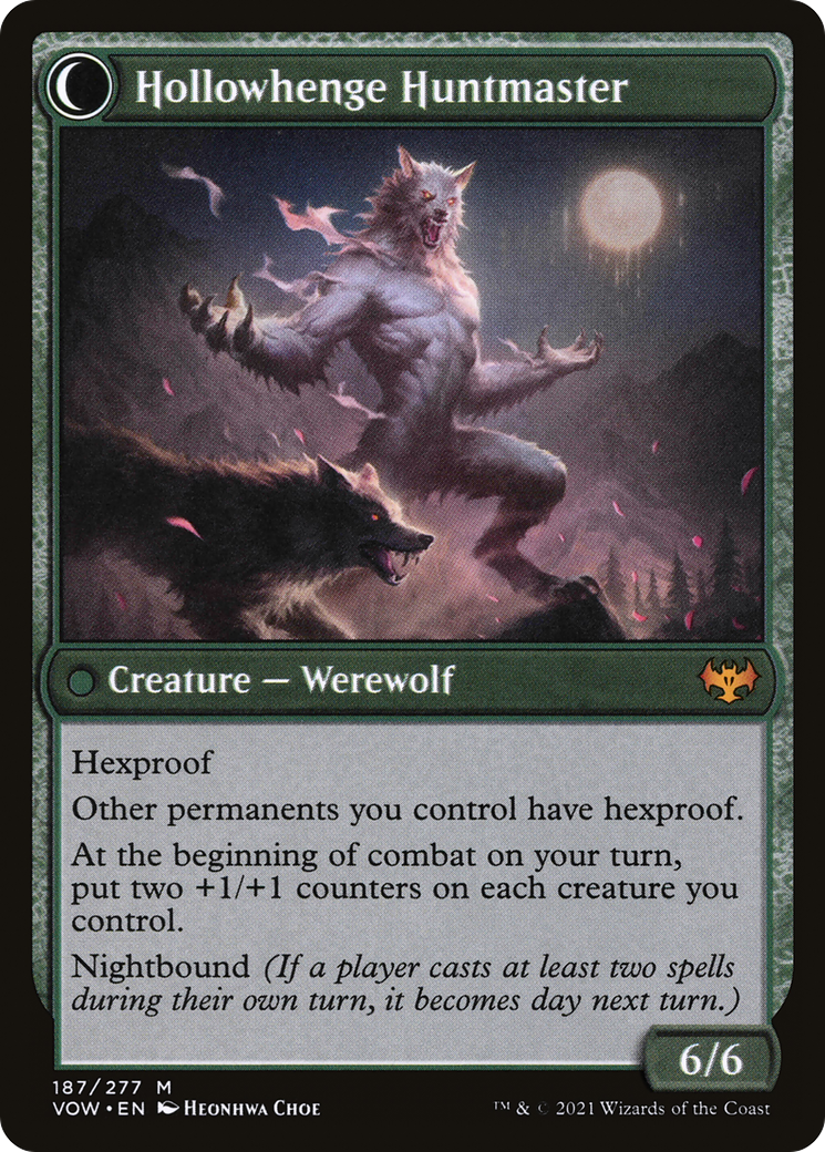 Avabruck Caretaker // Hollowhenge Huntmaster (VOW-187) - Innistrad: Crimson Vow: (Double Faced Transform) - Premium MTG Single from Wizards of the Coast - Just $3.51! Shop now at Game Crave Tournament Store
