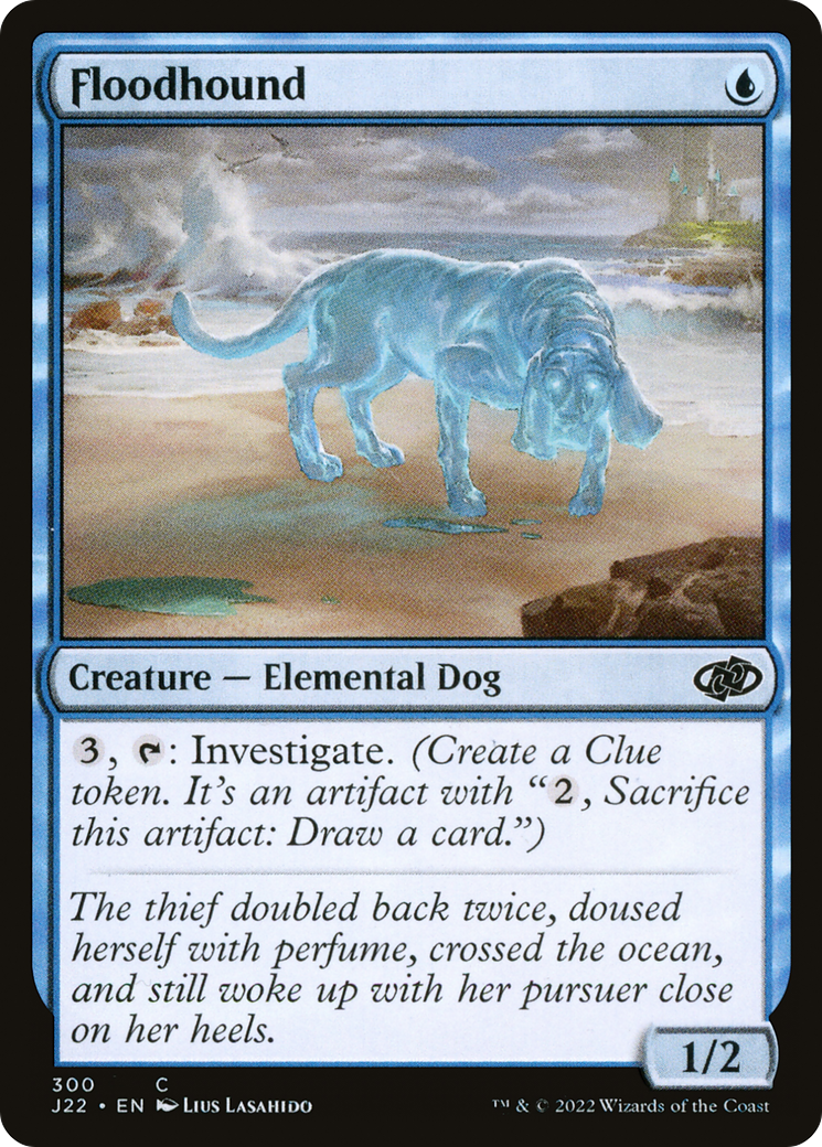 Floodhound (J22-300) - Jumpstart 2022 - Premium MTG Single from Wizards of the Coast - Just $0.08! Shop now at Game Crave Tournament Store