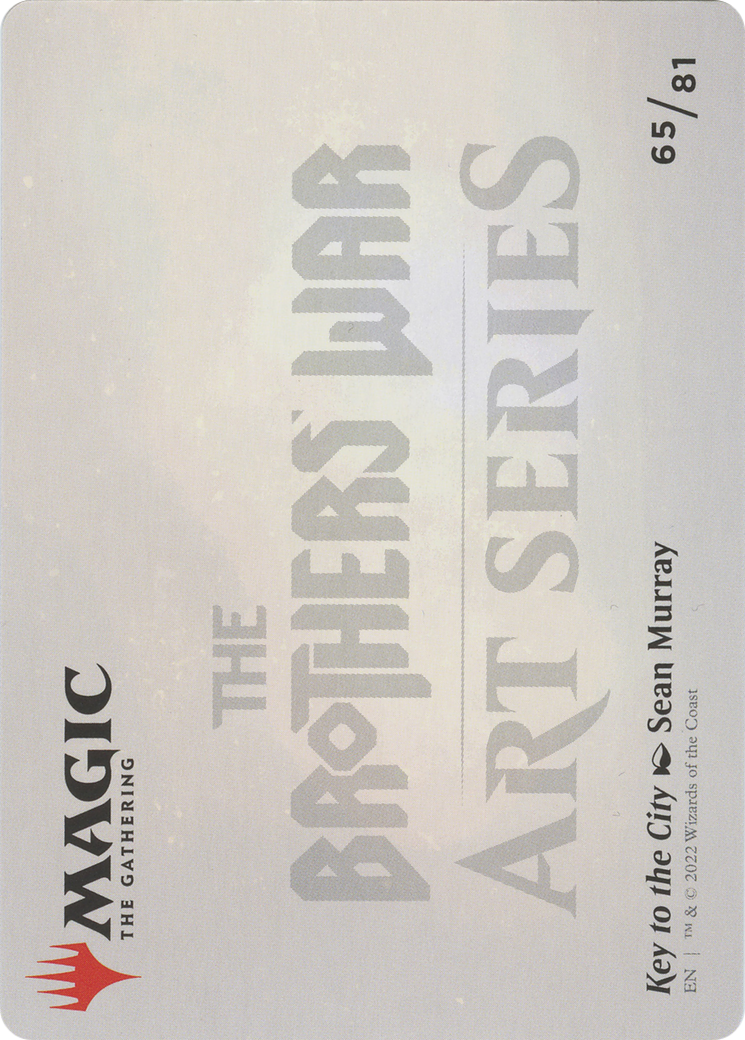 Key to the City // Key to the City (ABRO-065) - The Brothers' War Art Series (Borderless) - Premium MTG Single from Wizards of the Coast - Just $0! Shop now at Game Crave Tournament Store