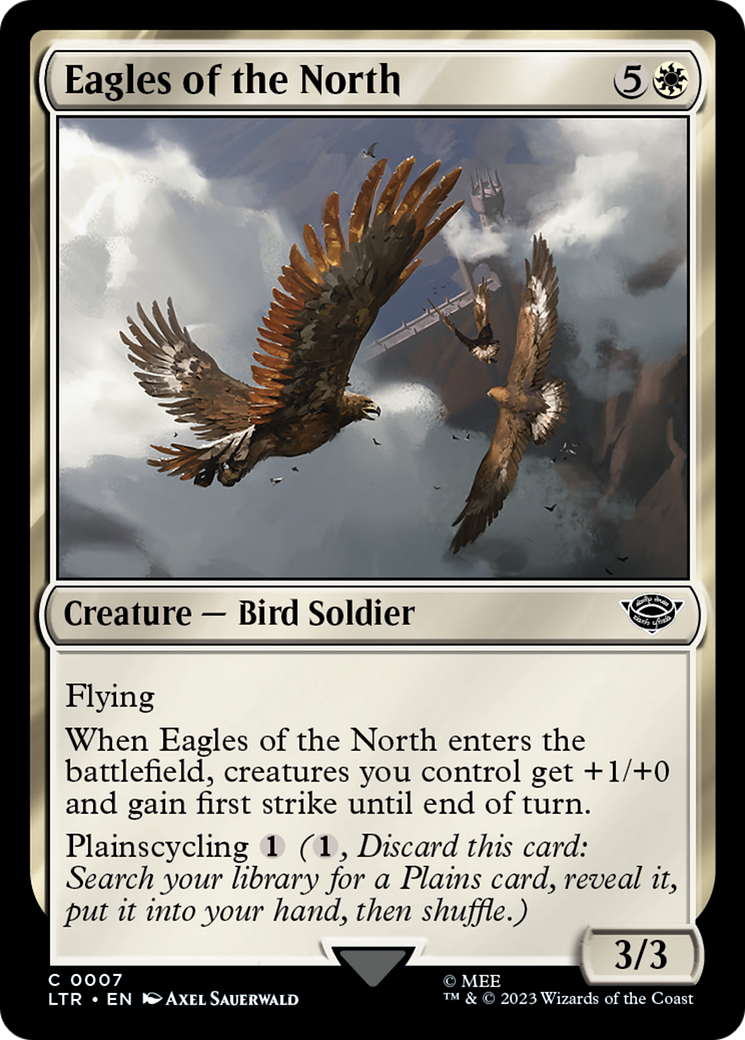 Eagles of the North (LTR-007) - The Lord of the Rings: Tales of Middle-earth - Premium MTG Single from Wizards of the Coast - Just $0.08! Shop now at Game Crave Tournament Store