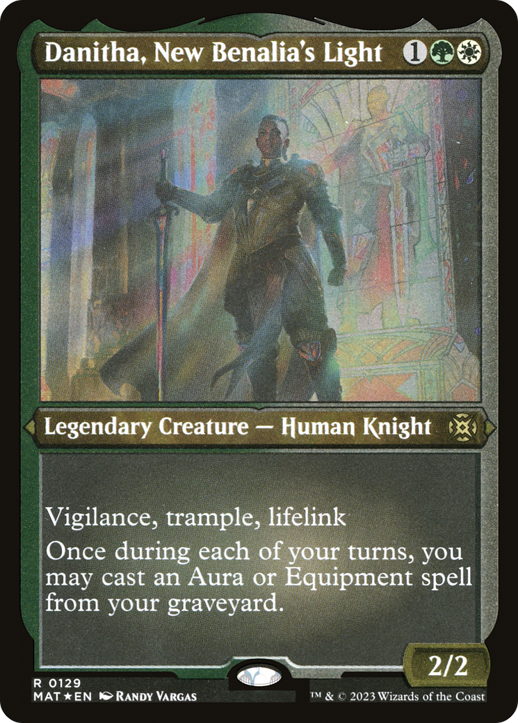 Danitha, New Benalia's Light (MAT-129) - March of the Machine: The Aftermath Etched Foil - Premium MTG Single from Wizards of the Coast - Just $0.52! Shop now at Game Crave Tournament Store