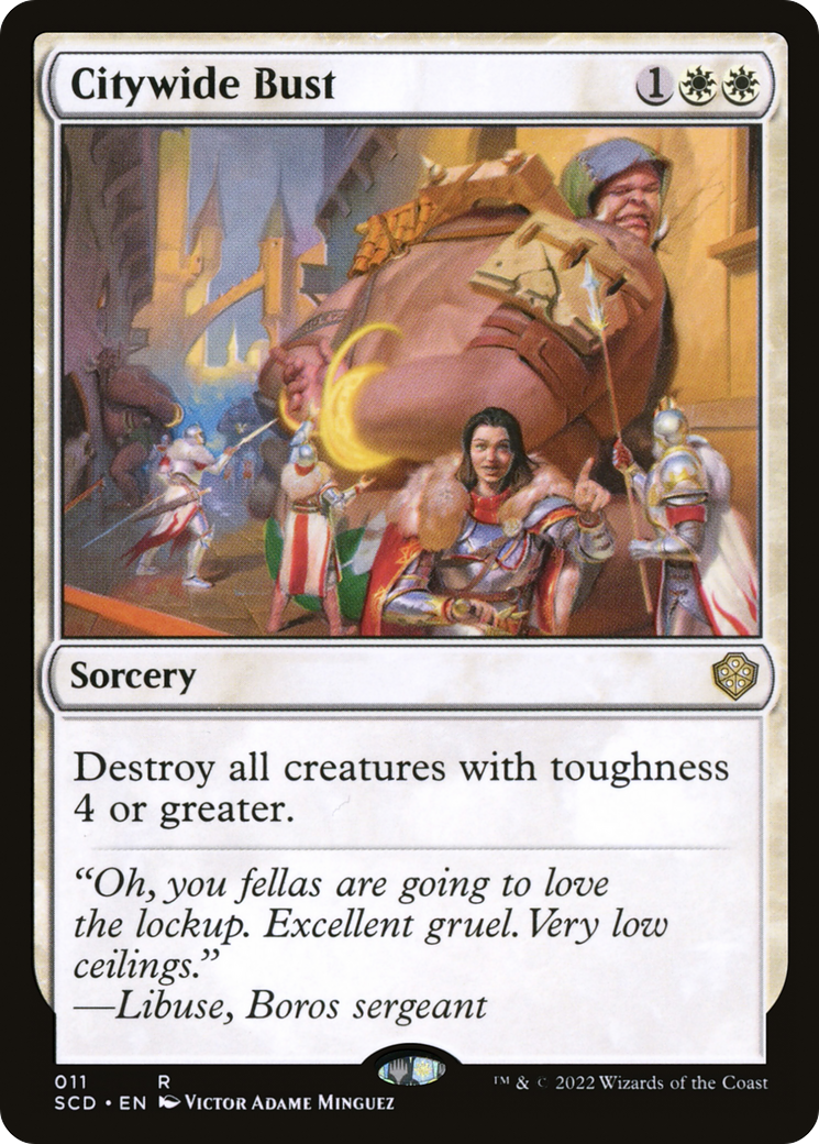 Citywide Bust (SCD-011) - Starter Commander Decks - Premium MTG Single from Wizards of the Coast - Just $0.08! Shop now at Game Crave Tournament Store