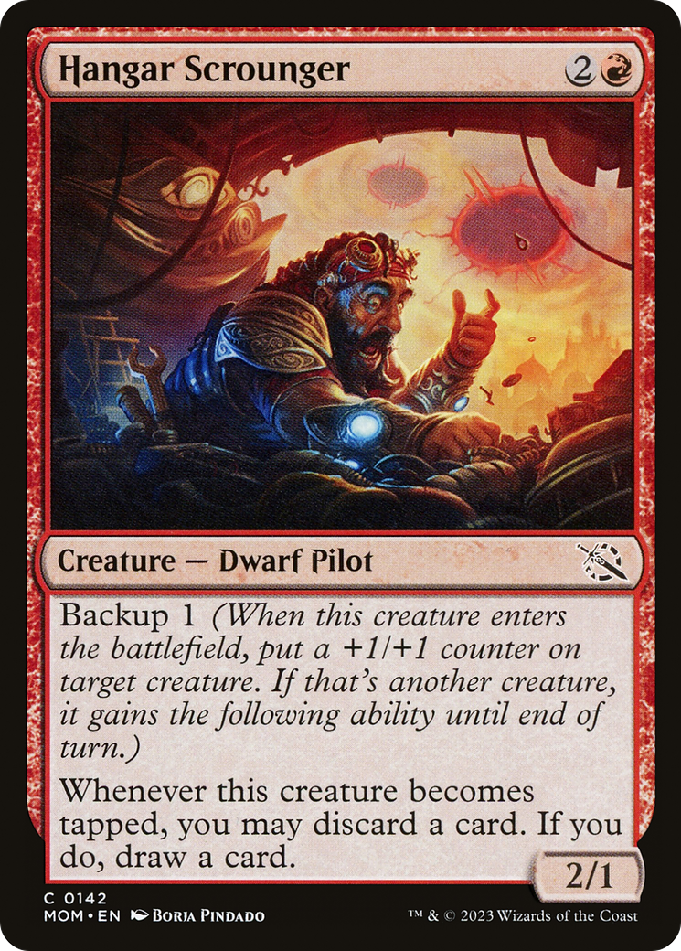 Hangar Scrounger (MOM-142) - March of the Machine Foil - Premium MTG Single from Wizards of the Coast - Just $0.08! Shop now at Game Crave Tournament Store