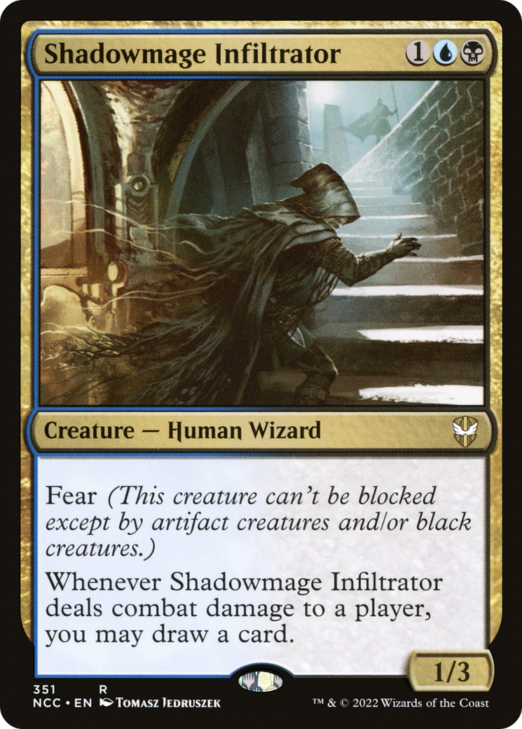 Shadowmage Infiltrator (NCC-351) - New Capenna Commander - Premium MTG Single from Wizards of the Coast - Just $0.25! Shop now at Game Crave Tournament Store