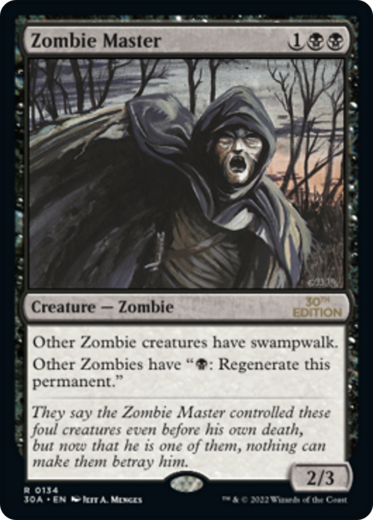 Zombie Master (30A-134) - 30th Anniversary Edition - Premium MTG Single from Wizards of the Coast - Just $14.52! Shop now at Game Crave Tournament Store