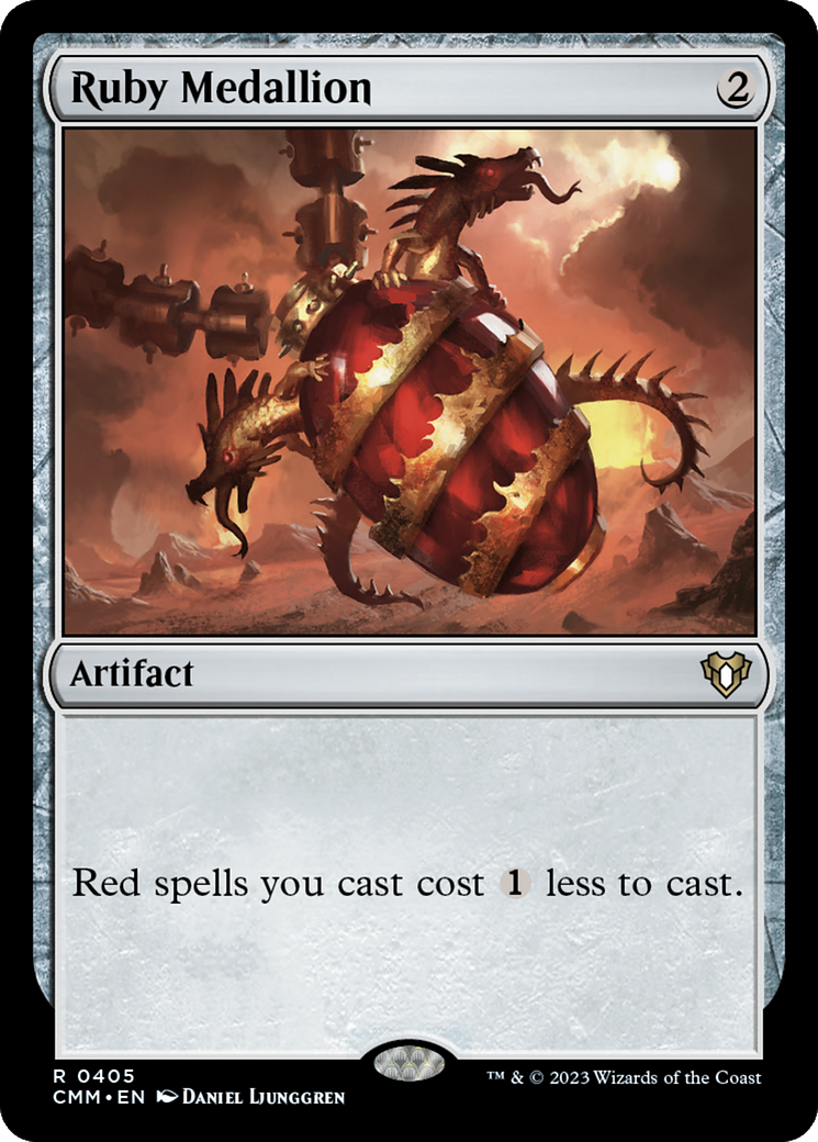Ruby Medallion (CMM-405) - Commander Masters - Premium MTG Single from Wizards of the Coast - Just $1.79! Shop now at Game Crave Tournament Store