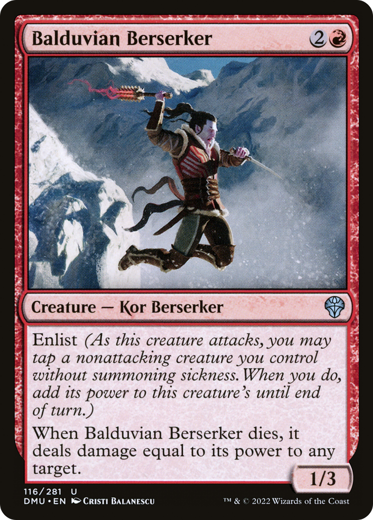 Balduvian Berserker (DMU-116) - Dominaria United - Premium MTG Single from Wizards of the Coast - Just $0.08! Shop now at Game Crave Tournament Store
