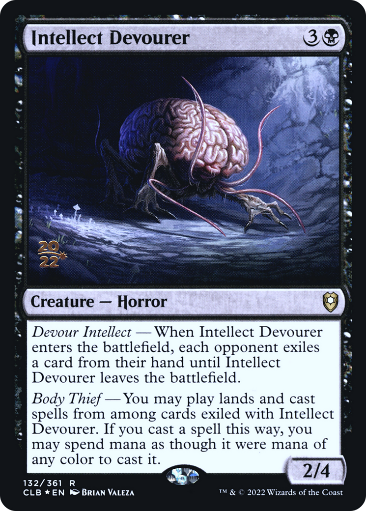 Intellect Devourer (PCLB-132S) - Battle for Baldur's Gate Promos Foil - Premium MTG Single from Wizards of the Coast - Just $0.73! Shop now at Game Crave Tournament Store