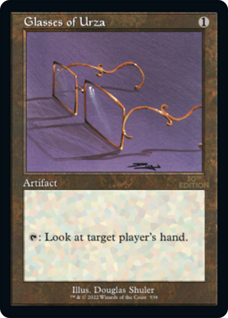 Glasses of Urza (30A-538) - 30th Anniversary Edition - Premium MTG Single from Wizards of the Coast - Just $19.91! Shop now at Game Crave Tournament Store