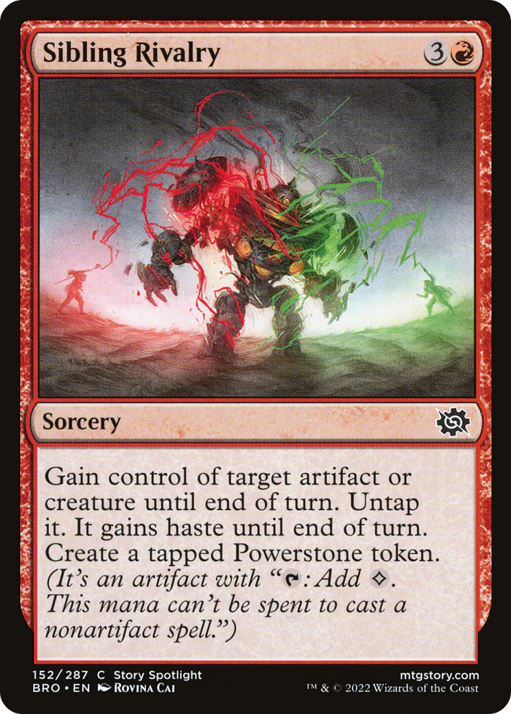 Sibling Rivalry (BRO-152) - The Brothers' War - Premium MTG Single from Wizards of the Coast - Just $0.25! Shop now at Game Crave Tournament Store