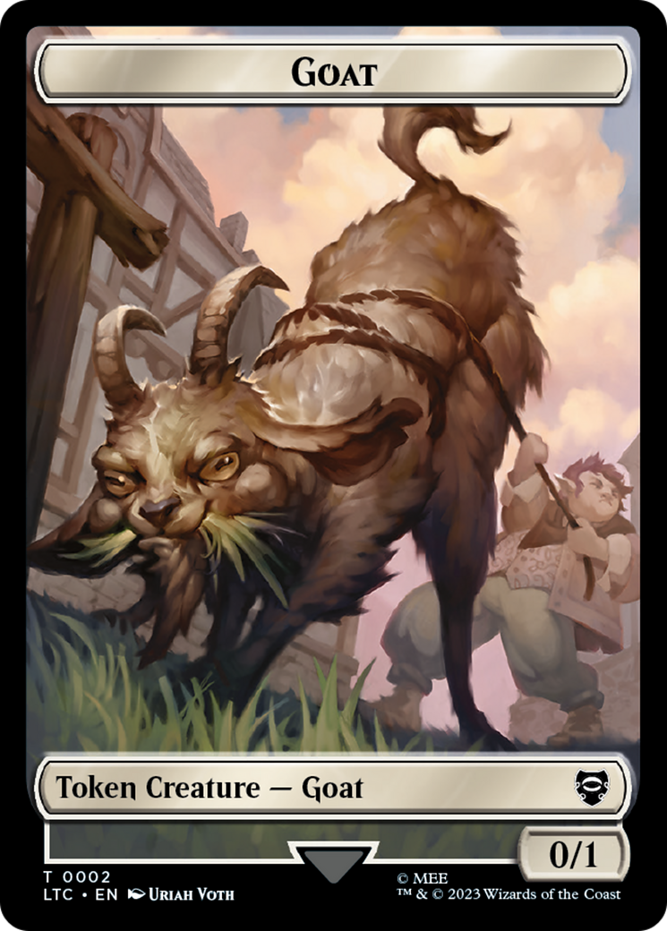 Goat (TLTC-002) - Tales of Middle-earth Commander Tokens - Premium MTG Single from Wizards of the Coast - Just $0! Shop now at Game Crave Tournament Store