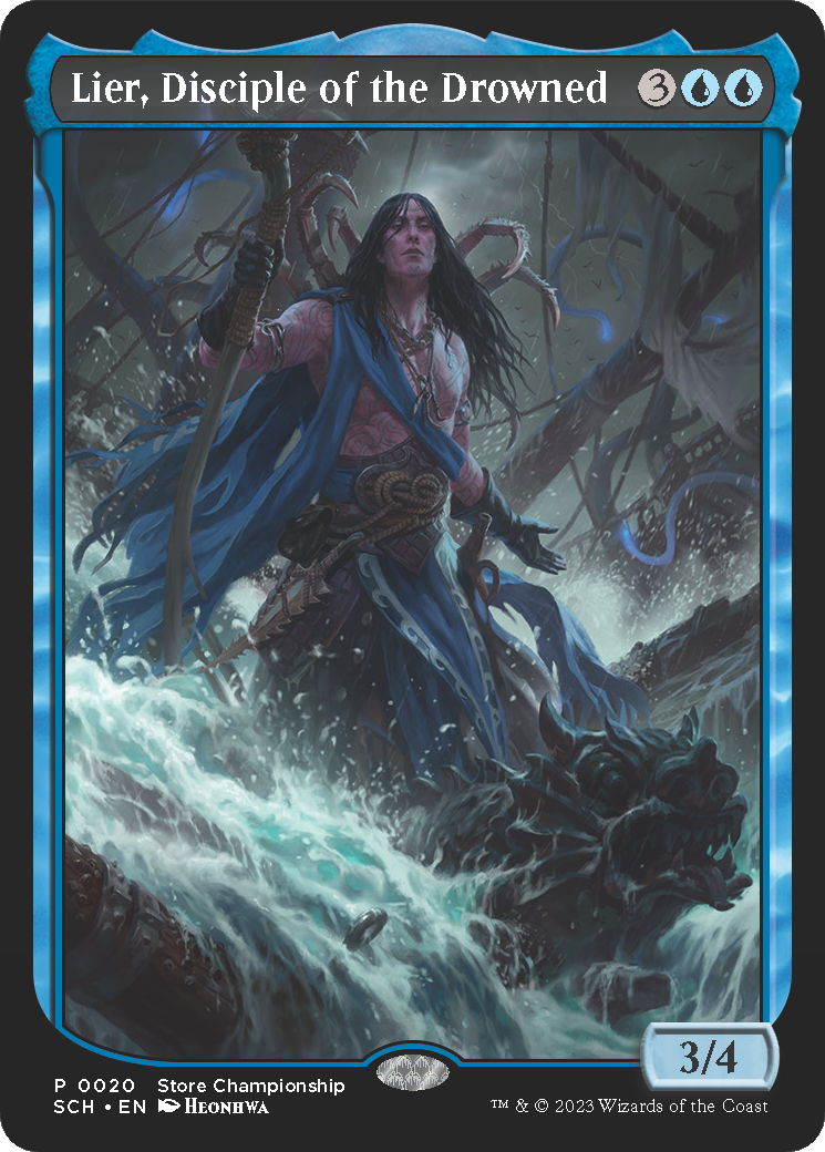 Lier, Disciple of the Drowned (SCH-020) - Store Championships Foil - Premium MTG Single from Wizards of the Coast - Just $8.73! Shop now at Game Crave Tournament Store