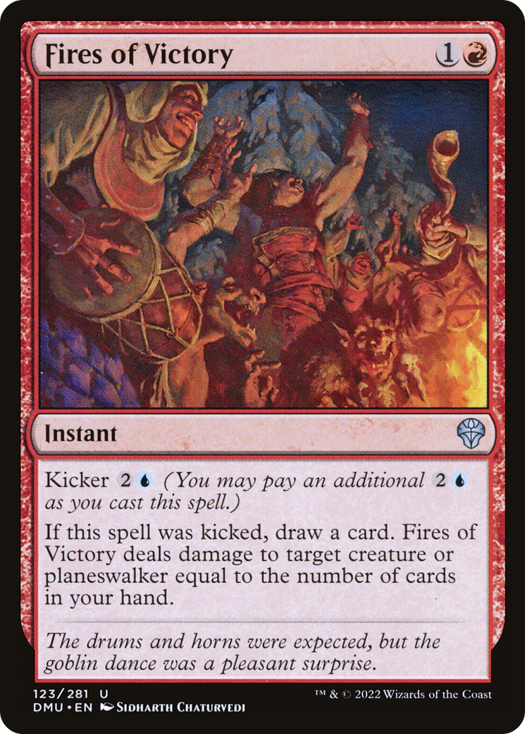 Fires of Victory (DMU-123) - Dominaria United - Premium MTG Single from Wizards of the Coast - Just $0.08! Shop now at Game Crave Tournament Store