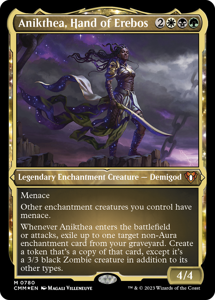 Anikthea, Hand of Erebos (CMM-780) - Commander Masters: (nyxtouched) Etched Foil - Premium MTG Single from Wizards of the Coast - Just $0.08! Shop now at Game Crave Tournament Store