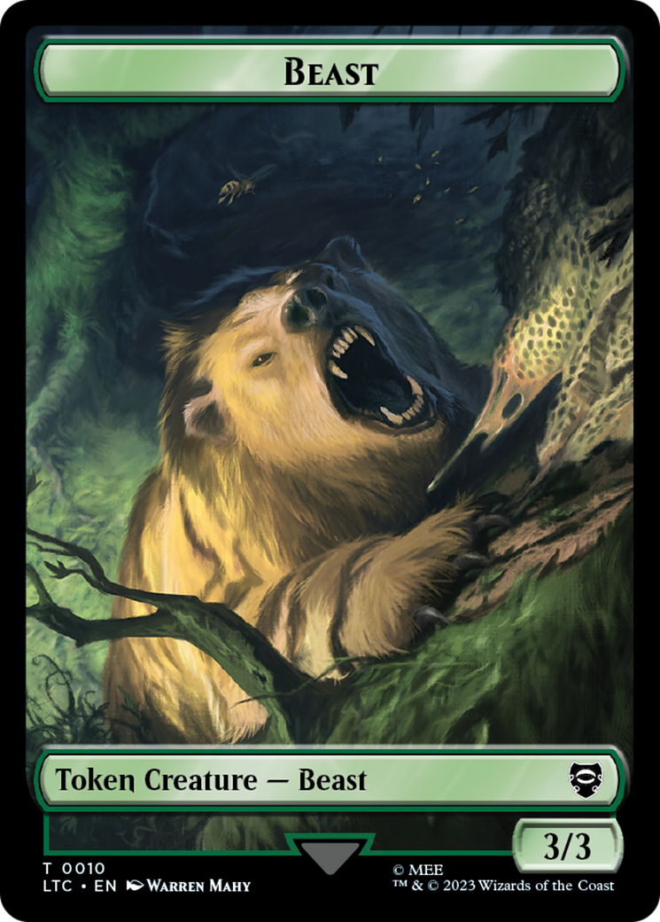 Beast (TLTC-010) - Tales of Middle-earth Commander Tokens - Premium MTG Single from Wizards of the Coast - Just $0! Shop now at Game Crave Tournament Store
