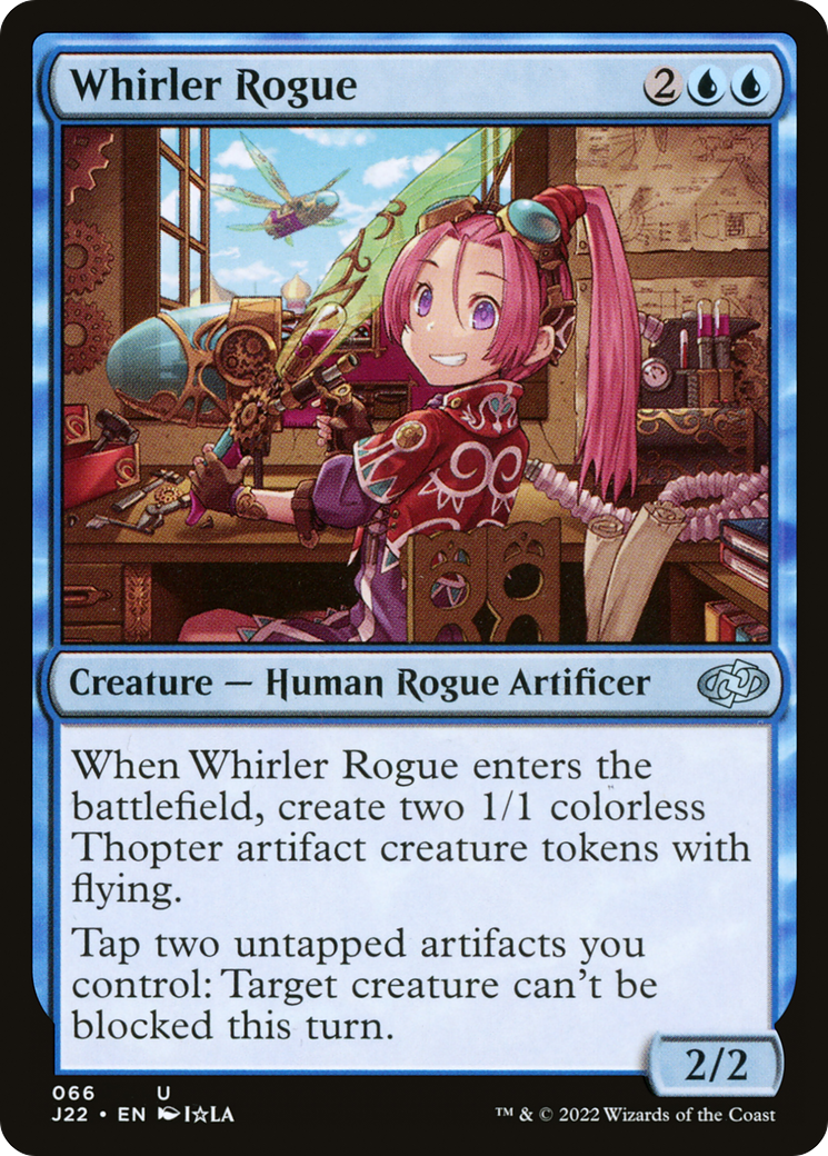 Whirler Rogue (J22-066) - Jumpstart 2022 - Premium MTG Single from Wizards of the Coast - Just $0.08! Shop now at Game Crave Tournament Store