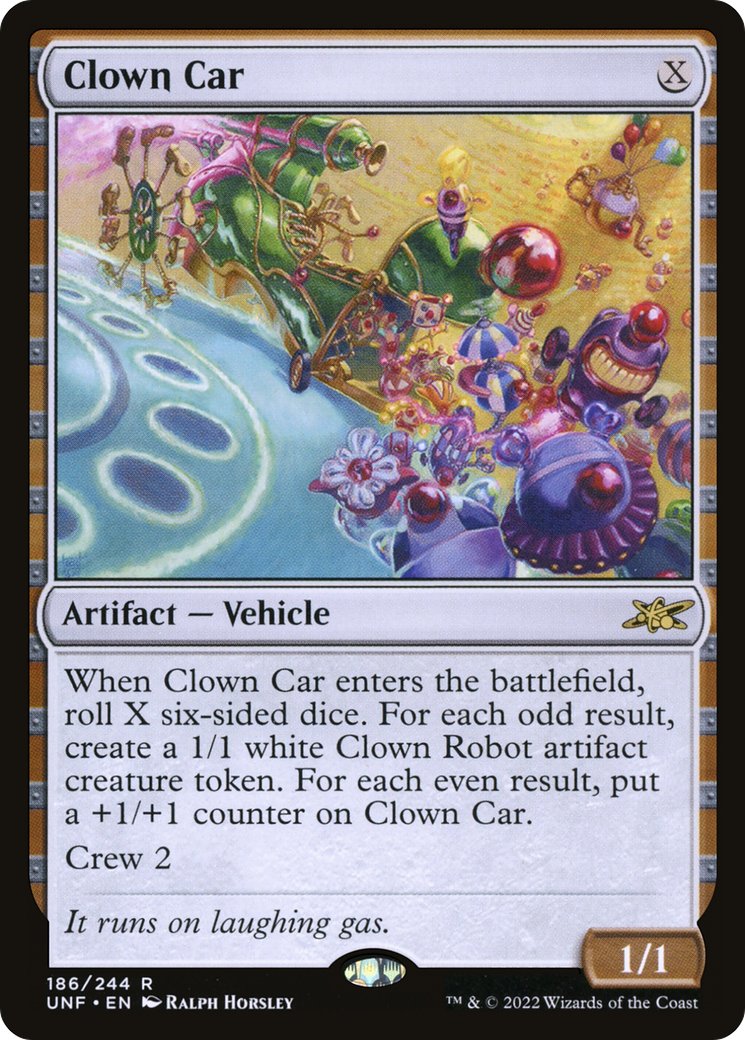 Clown Car (UNF-186) - Unfinity - Premium MTG Single from Wizards of the Coast - Just $1.13! Shop now at Game Crave Tournament Store