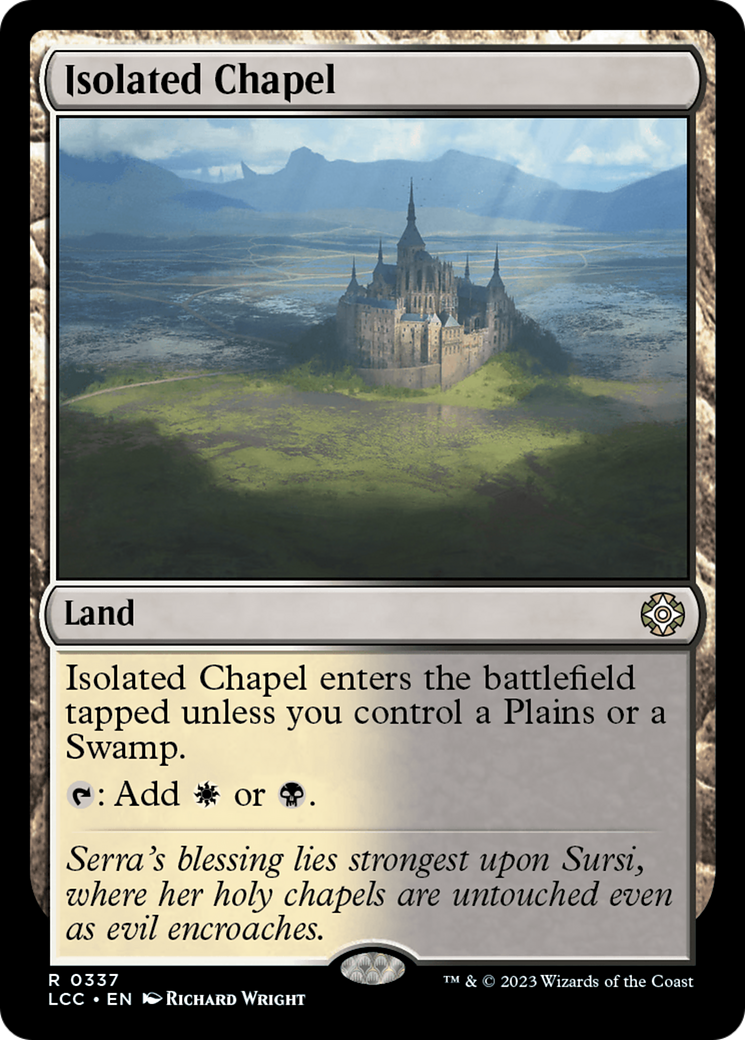 Isolated Chapel (LCC-337) - The Lost Caverns of Ixalan Commander - Premium MTG Single from Wizards of the Coast - Just $0.11! Shop now at Game Crave Tournament Store