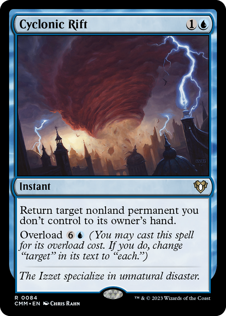 Cyclonic Rift (CMM-084) - Commander Masters Foil - Premium MTG Single from Wizards of the Coast - Just $10.25! Shop now at Game Crave Tournament Store