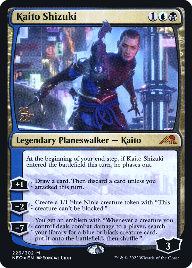 Kaito Shizuki (PNEO-226S) - Kamigawa: Neon Dynasty Promos Foil - Premium MTG Single from Wizards of the Coast - Just $4.33! Shop now at Game Crave Tournament Store
