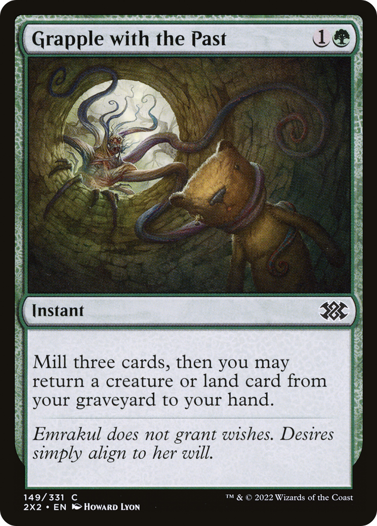 Grapple with the Past (2X2-149) - Double Masters 2022 Foil - Premium MTG Single from Wizards of the Coast - Just $0.25! Shop now at Game Crave Tournament Store