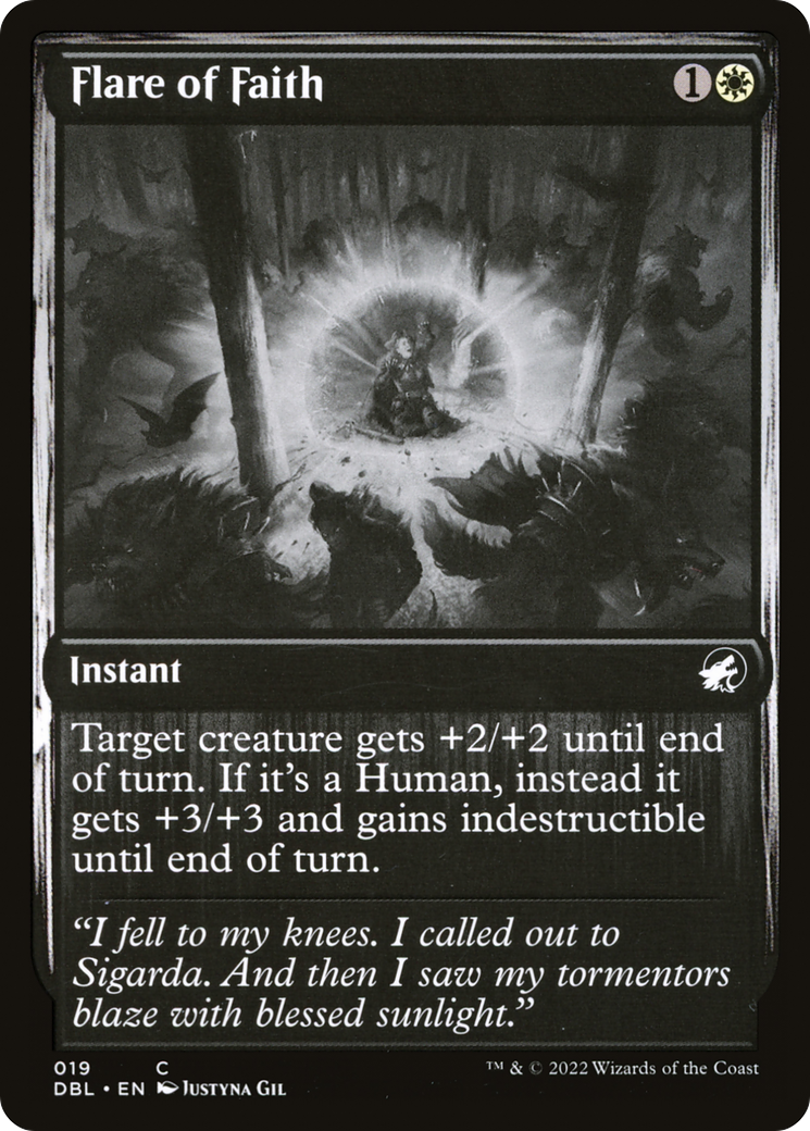 Flare of Faith (DBL-019) - Innistrad: Double Feature Foil - Premium MTG Single from Wizards of the Coast - Just $0.13! Shop now at Game Crave Tournament Store