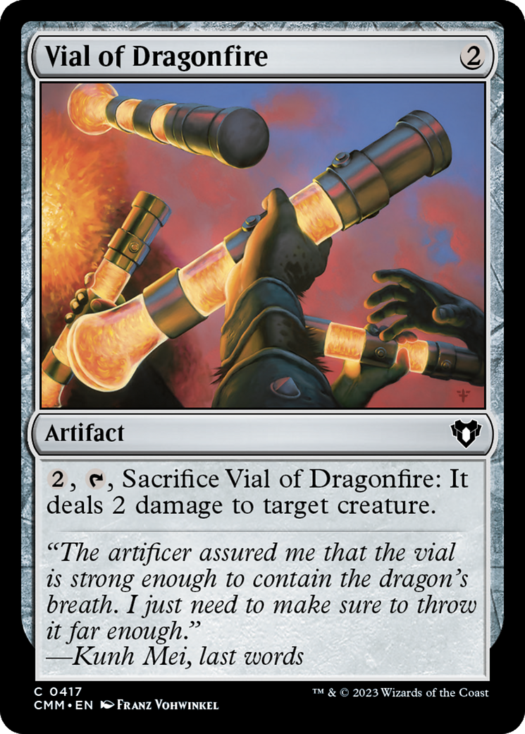 Vial of Dragonfire (CMM-417) - Commander Masters - Premium MTG Single from Wizards of the Coast - Just $0.08! Shop now at Game Crave Tournament Store