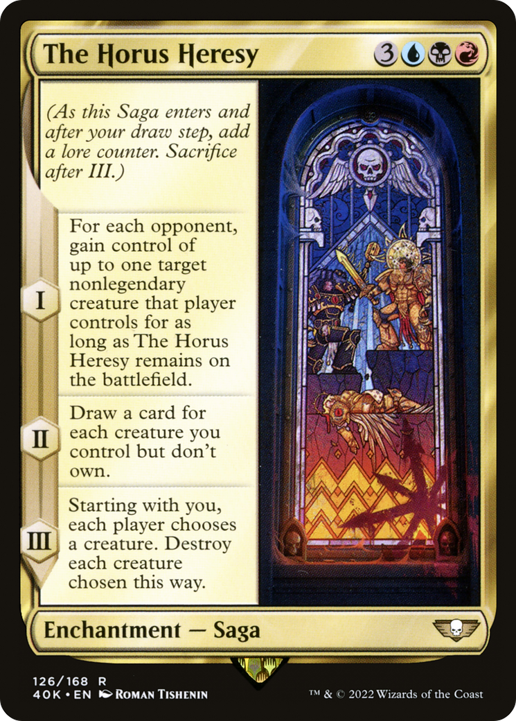 The Horus Heresy (40K-126) - Warhammer 40,000 Commander - Premium MTG Single from Wizards of the Coast - Just $2.38! Shop now at Game Crave Tournament Store