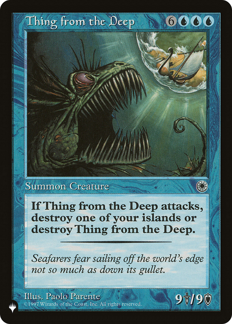 Thing from the Deep (PLIST-1185) - The List - Premium MTG Single from Wizards of the Coast - Just $0.28! Shop now at Game Crave Tournament Store