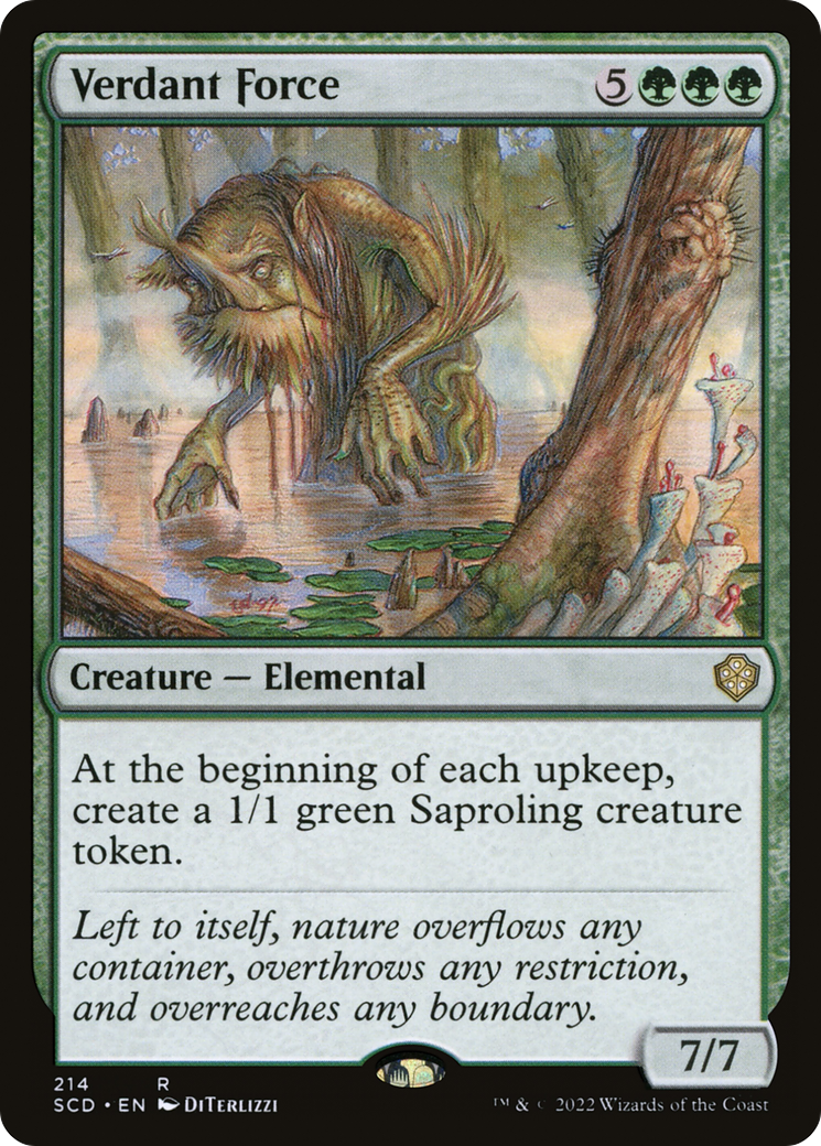 Verdant Force (SCD-214) - Starter Commander Decks - Premium MTG Single from Wizards of the Coast - Just $0.08! Shop now at Game Crave Tournament Store