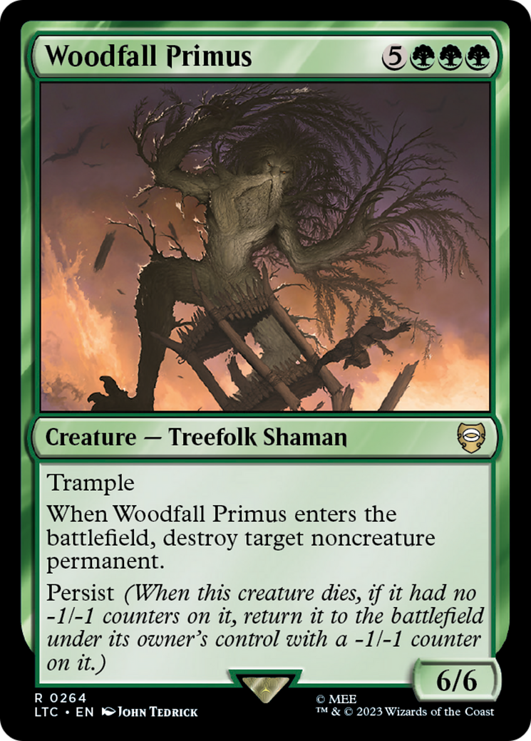 Woodfall Primus (LTC-264) - Tales of Middle-earth Commander - Premium MTG Single from Wizards of the Coast - Just $0.08! Shop now at Game Crave Tournament Store