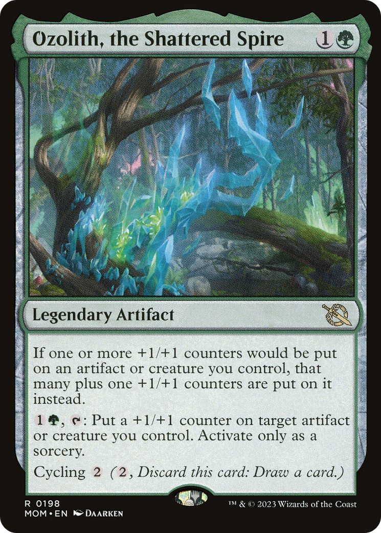 Ozolith, the Shattered Spire (MOM-198) - March of the Machine - Premium MTG Single from Wizards of the Coast - Just $6.64! Shop now at Game Crave Tournament Store