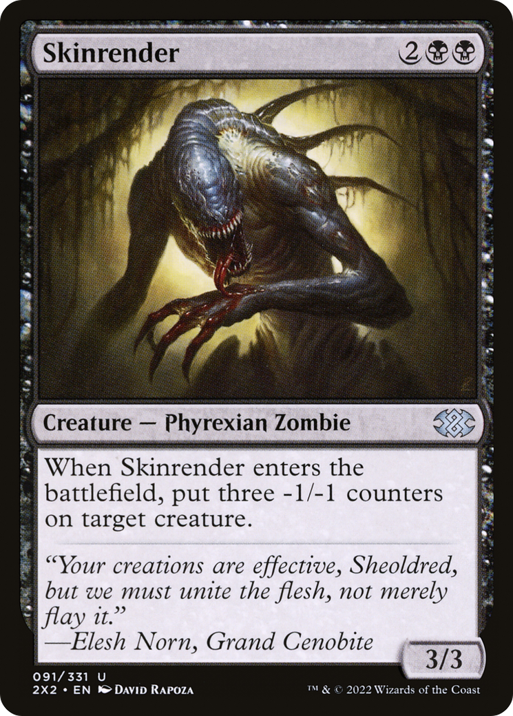 Skinrender (2X2-091) - Double Masters 2022 - Premium MTG Single from Wizards of the Coast - Just $0.08! Shop now at Game Crave Tournament Store