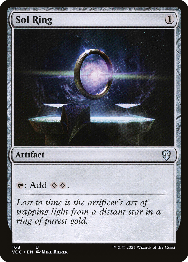 Sol Ring (VOC-168) - Crimson Vow Commander - Premium MTG Single from Wizards of the Coast - Just $1.08! Shop now at Game Crave Tournament Store
