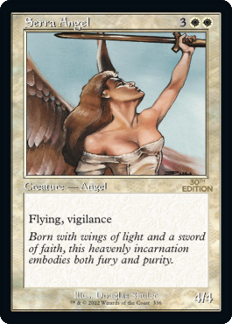Serra Angel (30A-336) - 30th Anniversary Edition - Premium MTG Single from Wizards of the Coast - Just $120! Shop now at Game Crave Tournament Store