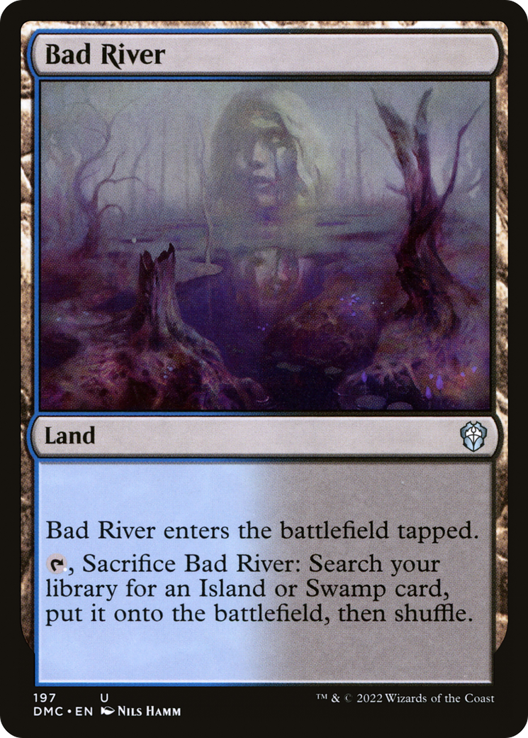 Bad River (DMC-197) - Dominaria United Commander - Premium MTG Single from Wizards of the Coast - Just $0.17! Shop now at Game Crave Tournament Store