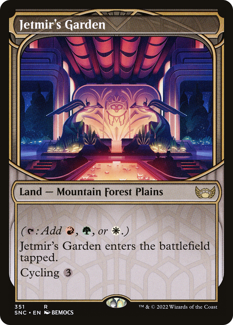 Jetmir's Garden (SNC-351) - Streets of New Capenna: (Showcase) - Premium MTG Single from Wizards of the Coast - Just $10.58! Shop now at Game Crave Tournament Store