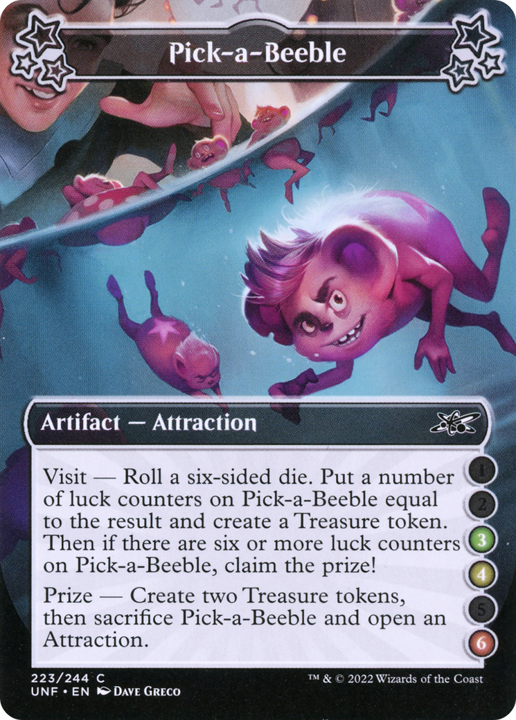 Pick-a-Beeble (UNF-223D) - Unfinity - Premium MTG Single from Wizards of the Coast - Just $0.08! Shop now at Game Crave Tournament Store