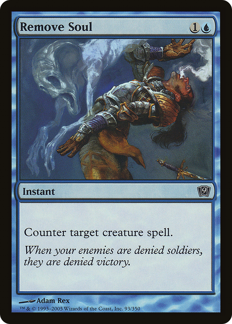Remove Soul (9ED-93★) - Ninth Edition Foil - Premium MTG Single from Wizards of the Coast - Just $0.13! Shop now at Game Crave Tournament Store