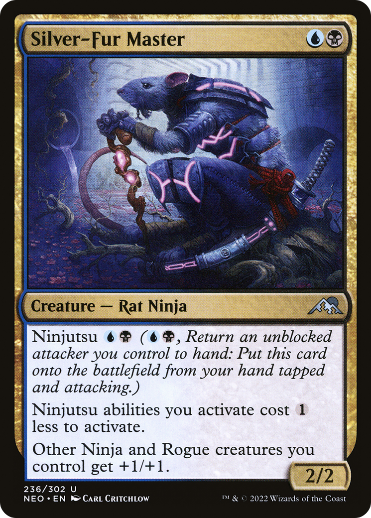 Silver-Fur Master (NEO-236) - Kamigawa: Neon Dynasty Foil - Premium MTG Single from Wizards of the Coast - Just $0.09! Shop now at Game Crave Tournament Store