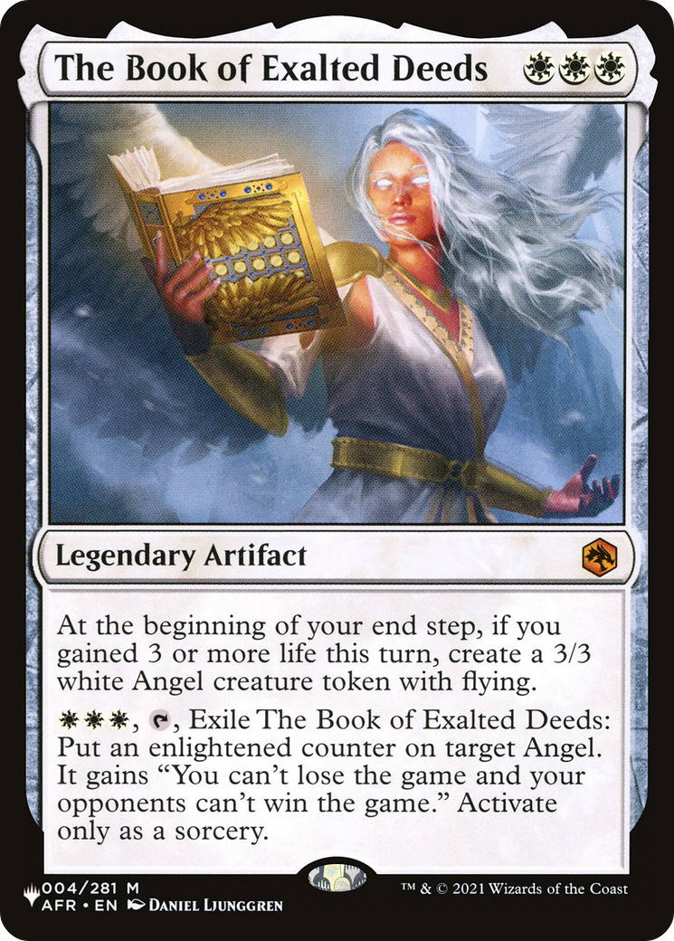 The Book of Exalted Deeds (PAGL-010) - Angels: They're Just Like Us but Cooler and with Wings - Premium MTG Single from Wizards of the Coast - Just $1.67! Shop now at Game Crave Tournament Store