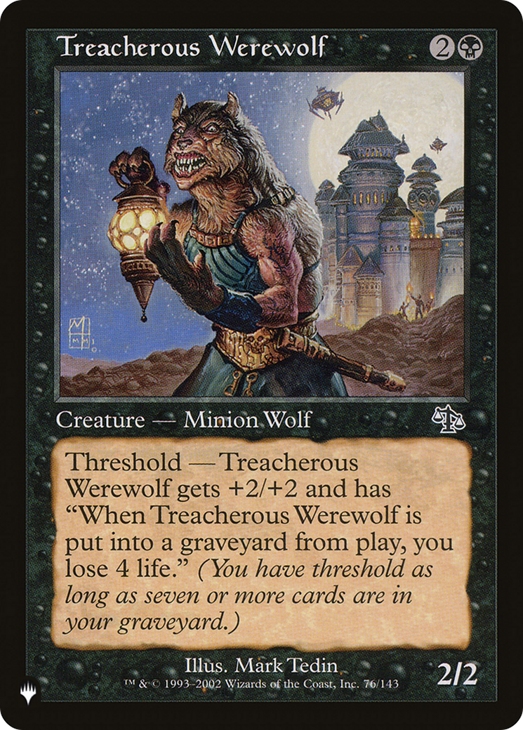 Treacherous Werewolf (PLIST-530) - The List - Premium MTG Single from Wizards of the Coast - Just $0.08! Shop now at Game Crave Tournament Store