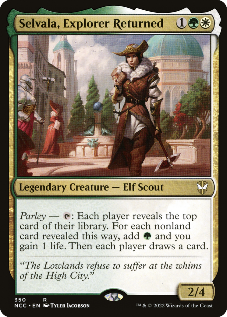 Selvala, Explorer Returned (NCC-350) - New Capenna Commander - Premium MTG Single from Wizards of the Coast - Just $0.25! Shop now at Game Crave Tournament Store